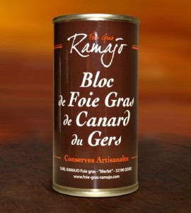 Block of duck foie gras (IGP Gers) 200g