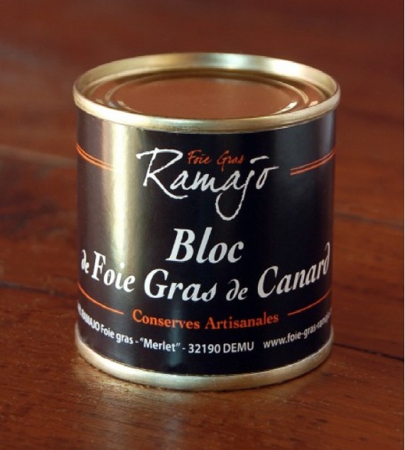 Block of duck foie gras (IGP Gers) 90g
